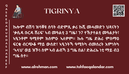 Tigrinya Translation